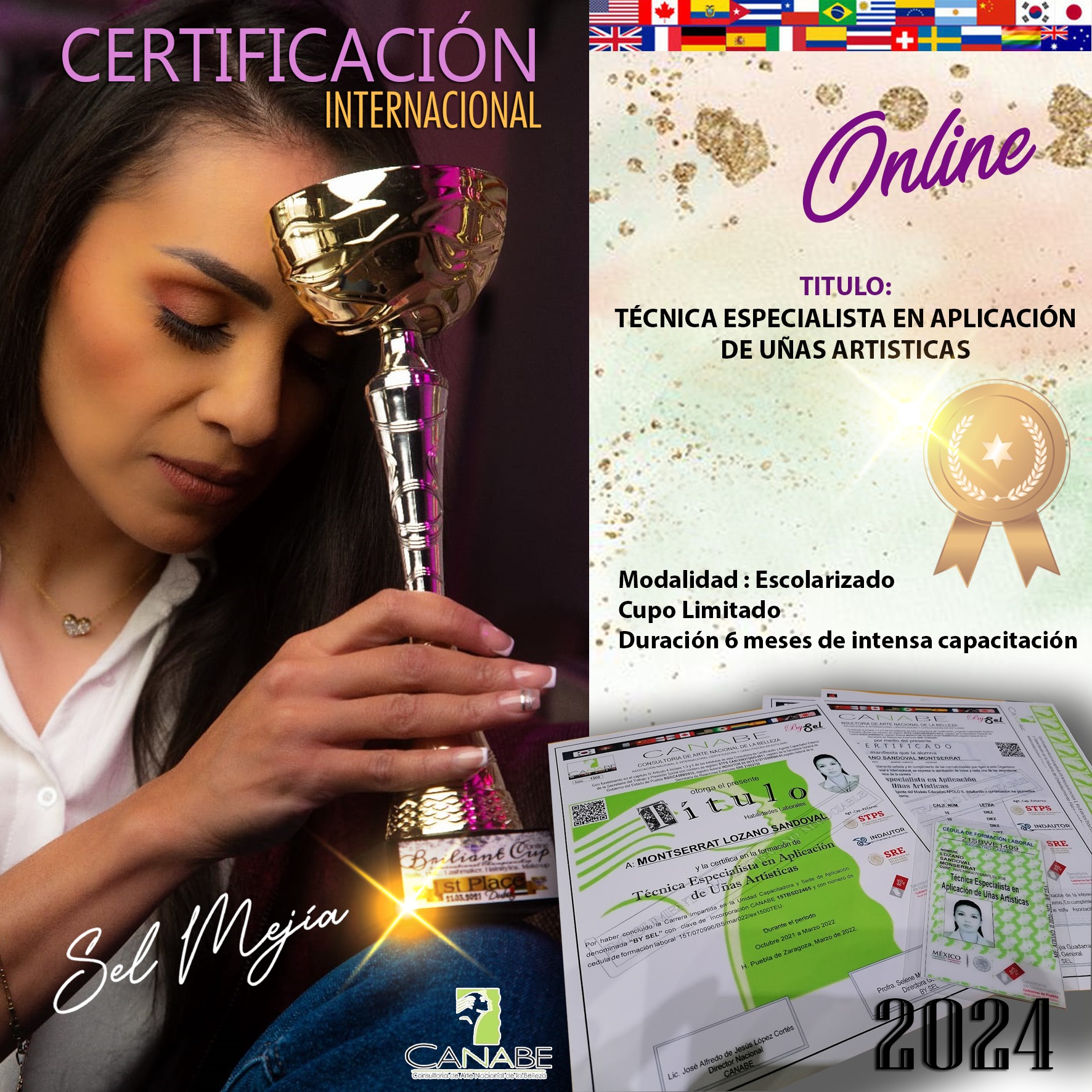Certificación Oficial Sel Mejia